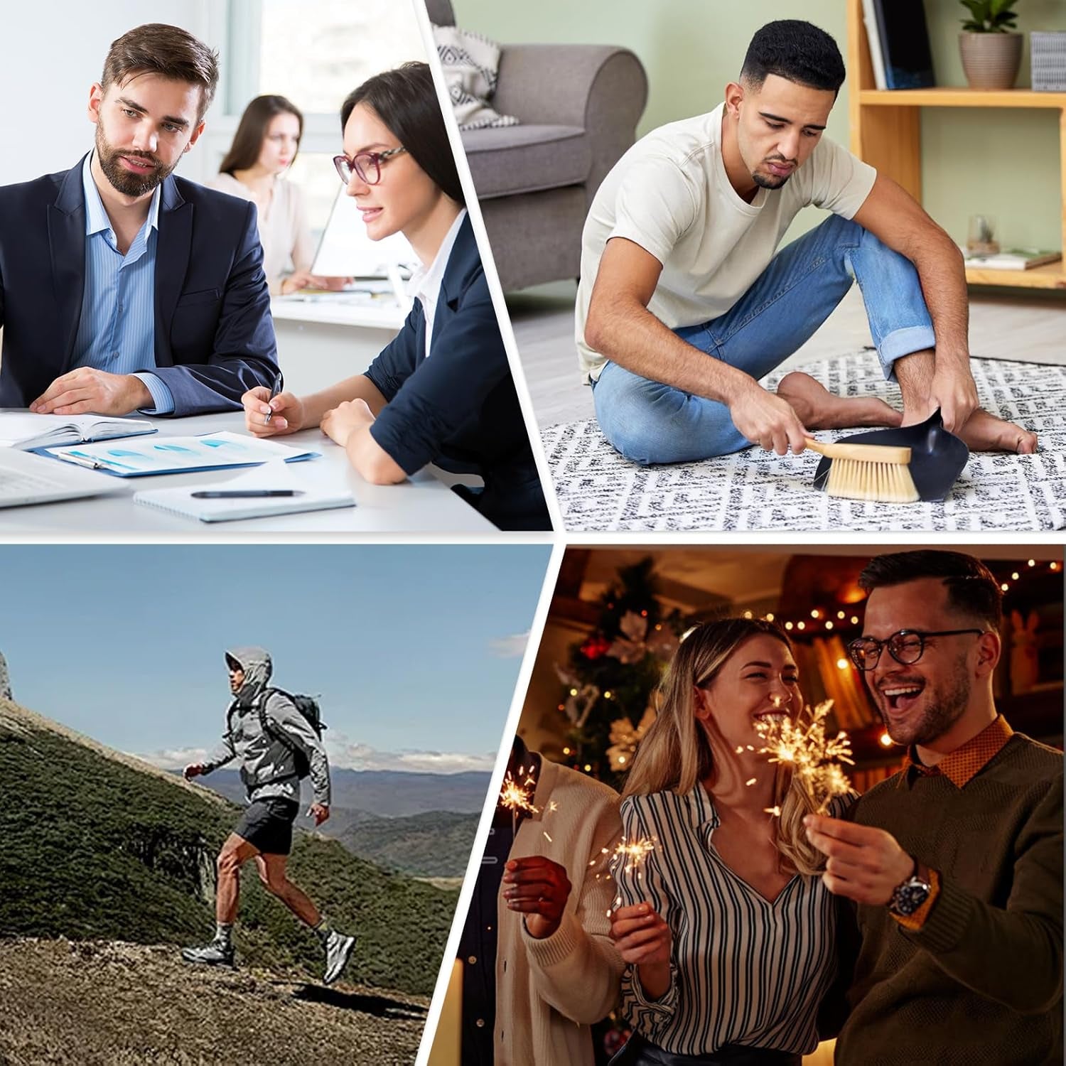 Mens Dress Socks Fun Funny Colorful Crazy Crew Dress Socks for Men 8-12