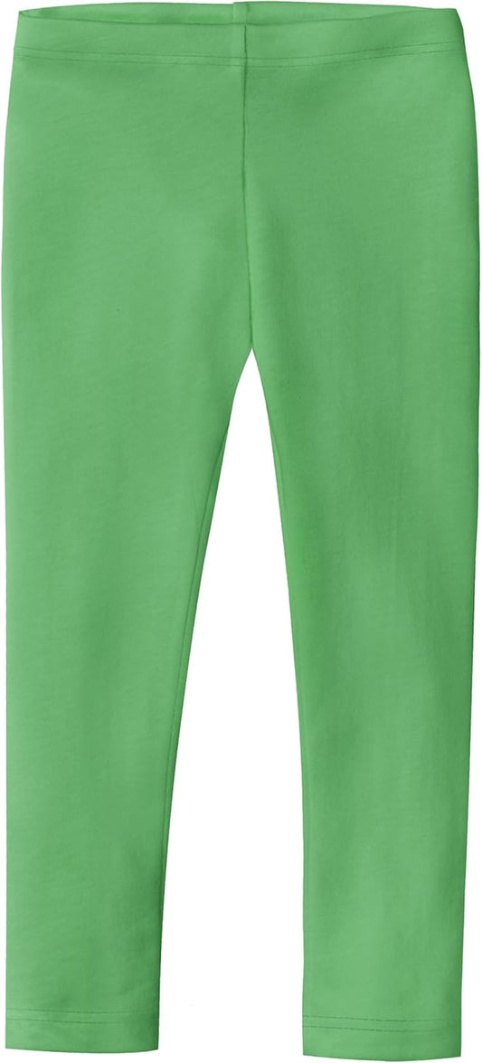 Made in USA Girls Leggings in 100% Cotton for School Uniform or Play for Sensitive Skin SPD Sensory Friendly Clothing