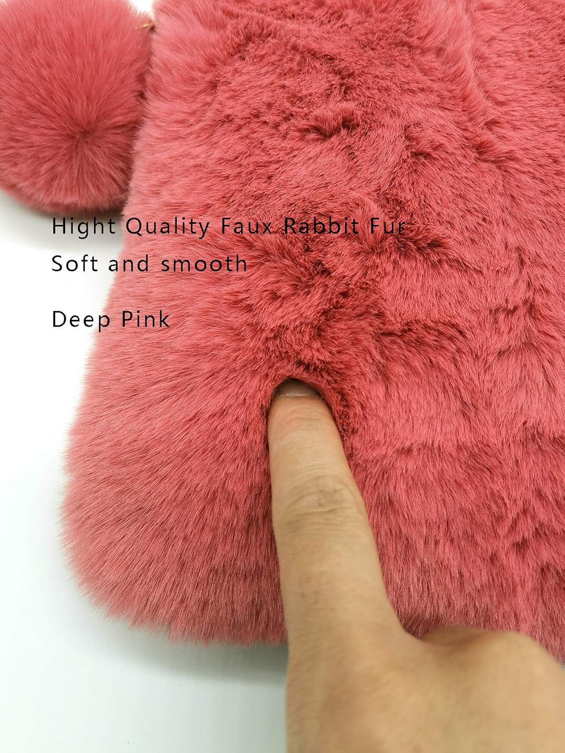 Fluffy Faux Fur Crossbody Bag for Women – Cute Small Purse with Chain Strap, Plush Evening Handbag & Makeup Bag